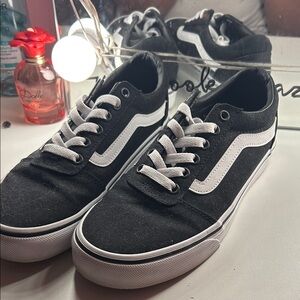 Vans Classic Black and White Sneakers